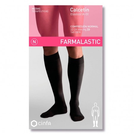 Comprar FARMALASTIC CALCETÍN COMPRESIÓN NORMAL NEGRO TALLA P