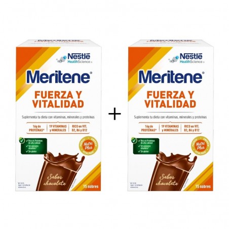 Comprar MERITENE FUERZA Y VITALIDAD CHOCOLATE 30 SOBRES