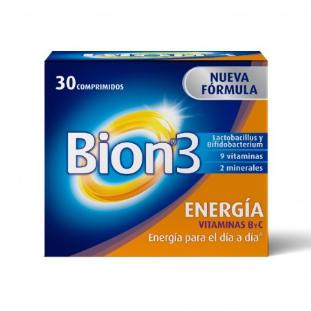 Comprar BION3 ENERGÍA VITAMINA B Y C 30 COMPRIMIDOS