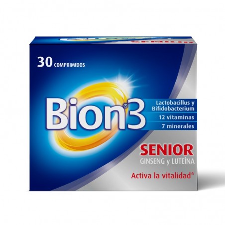 Comprar BION3 SENIOR VITAMINAS, GINSENG Y LUTEÍNA 30 COMPRIMIDOS