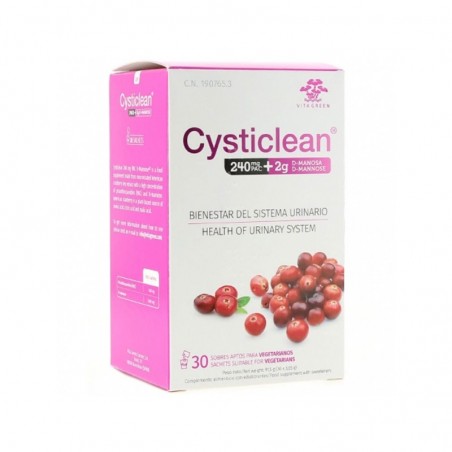 Comprar CYSTICLEAN 240 MG PAC + 2 G D-MANOSA 30 SOBRES