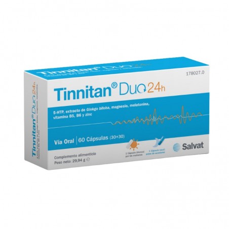 Comprar TINNITAN DUO 24 HORAS 60 CÁPSULAS