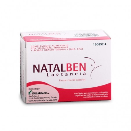 Comprar NATALBEN LACTANCIA 60 CAPS