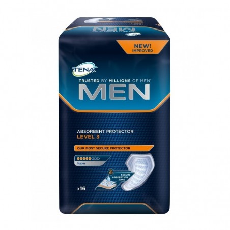 Comprar TENA MEN COMPRESA HOMBRE NIVEL 3 16 UNIDADES