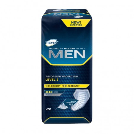 Comprar TENA MEN COMPRESA HOMBRE NIVEL 2 20 UNIDADES