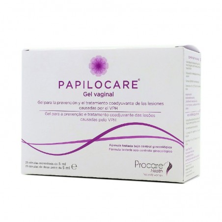 Comprar PAPILOCARE GEL VAGINAL 21 CÁNULAS MONODOSIS