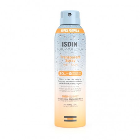 Comprar ISDIN FOTOPROTECTOR TRANSPARENT SPRAY WET SKIN SPF 30 250 ML