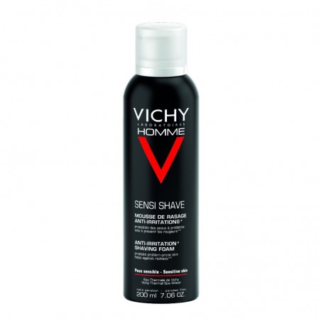 Comprar VICHY HOMME ESPUMA DE AFEITAR PIEL SENSIBLE 200 ML AEROSOL