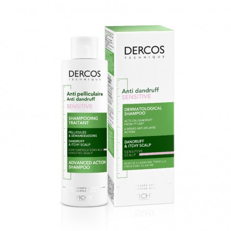 Comprar DERCOS CHAMPÚ ANTICASPA SENSIBLE 200 ML