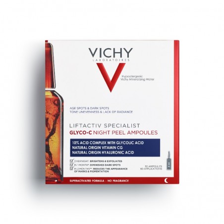 Comprar VICHY LIFTACTIV SPECIALIST GLYCO-C PEELING DE NOCHE 30 AMPOLLAS