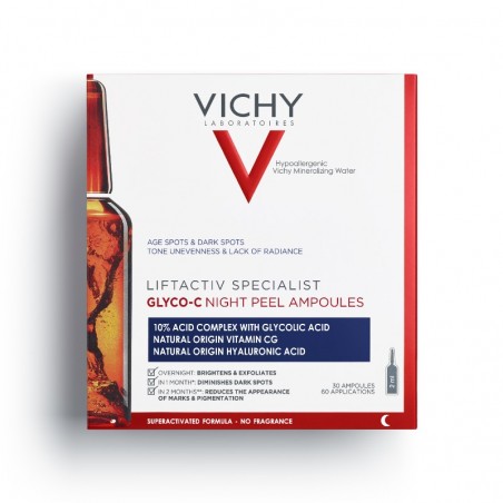 Comprar VICHY LIFTACTIV SPECIALIST GLYCO-C PEELING DE NOCHE 10 AMPOLLAS