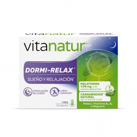 Comprar VITANATUR DORMI-RELAX 30 CÁPSULAS