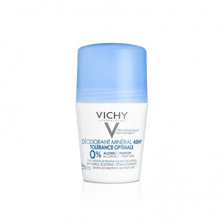 Comprar VICHY DESODORANTE MINERAL ROLL ON TOLERANCIA ÓPTIMA 48H 50 ML