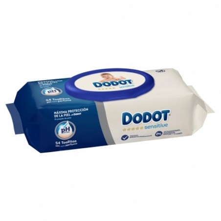 Comprar DODOT TOALLITA SENSITIVE 54 TOALLITAS