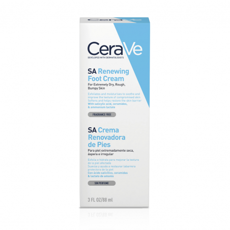 Comprar CERAVE RENEWING SA FOOT CREAM 3 OZ 88ML