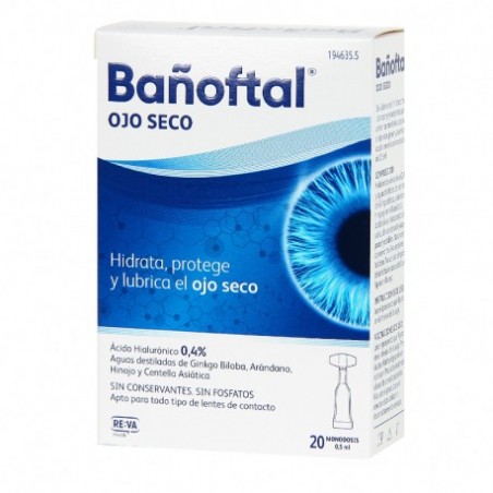 Comprar BAÑOFTAL OJO SECO 30 MONODOSIS X 0.5 ML