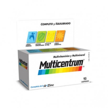 Comprar MULTICENTRUM VITAMINAS E MINERAIS 90 TABS