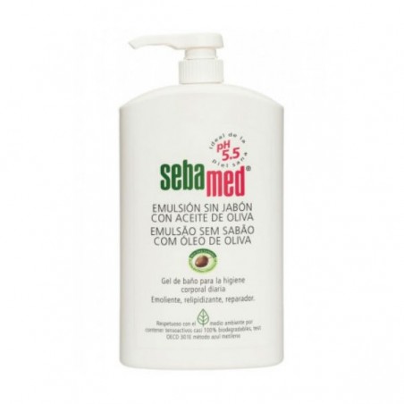 Comprar SEBAMED EMULSÃO SEM SABÃO COM AZEITE DE OLIVA 1 L