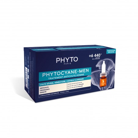 Comprar PHYTOCYANE ANTICAÍDA SEVERA HOMBRE 12 AMPOLLAS