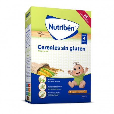 Comprar NUTRIBÉN CEREALES SIN GLUTEN PAPILLA 300 G