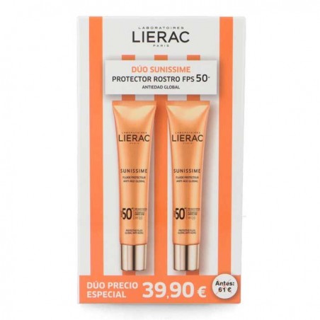 Comprar LIERAC DUO SUNISSIME FLUIDO FPS5+ ROSTRO 2X40 ML