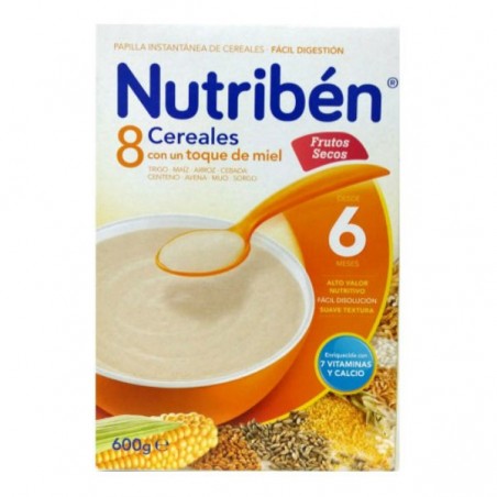 Comprar 8 CEREAIS E NOZES DE MEL NUTRIBÉN 600 G