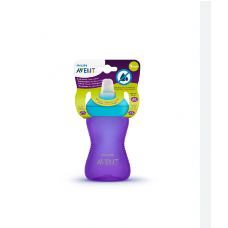 Comprar AVENT VASO CON BOQUILLA DURA 300 ML +9M MORADO