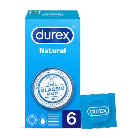 Comprar DUREX NATURAL PLUS EASY ON 6 UDS