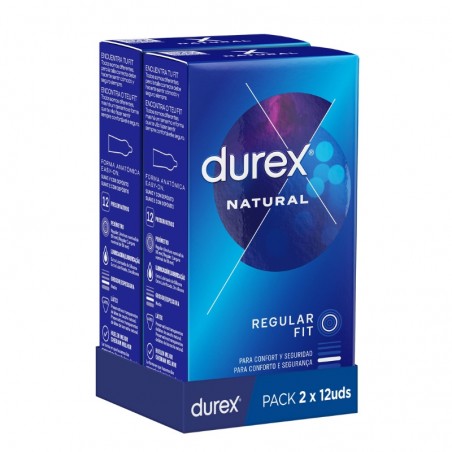 Comprar DUREX NATURAL PLUS DUPLO 2 X 12 UNDS