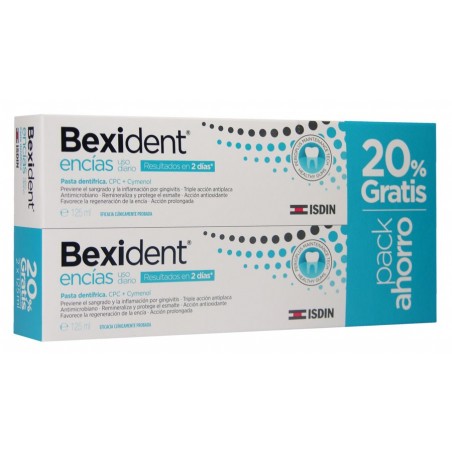 Comprar BEXIDENT ENCIAS PASTA DENTÍFICA USO DIARIO 2X125 ML