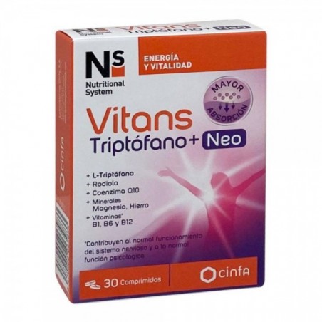 Comprar NS VITANS TRIPTÓFANO+ NEO 30 COMPRIMIDOS