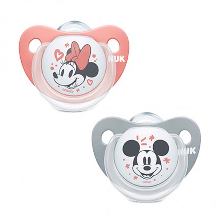 Comprar NUK CHUPETE SILICONA MICKEY & MINNIE 0-6 M 1 UNIDAD