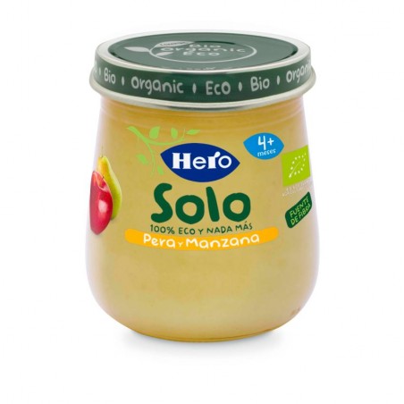 Comprar pedialac hero baby potito solo pera y manzana eco 120g