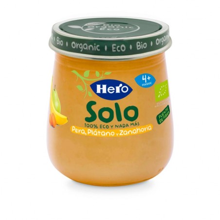 Comprar pedialac hero baby solo pera, plátano y zanahoria eco 120g