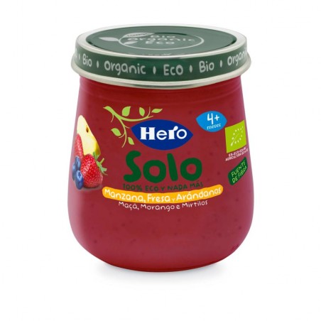 Comprar pedialac hero baby potito manzana, fresa y arándano 120 g