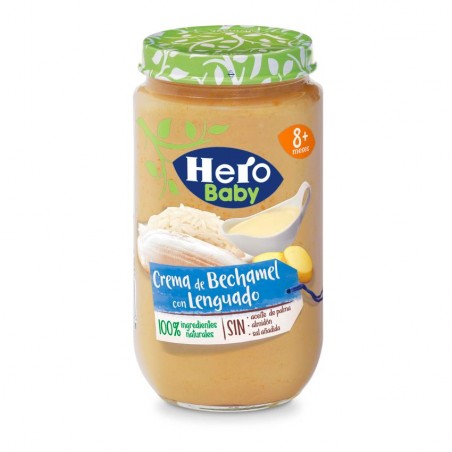 Comprar hero baby potito crema bechamel con lenguado 235g