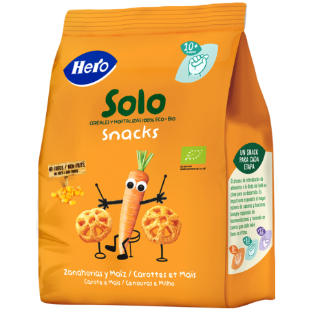 Comprar hero snack zanahoria y maiz 40g