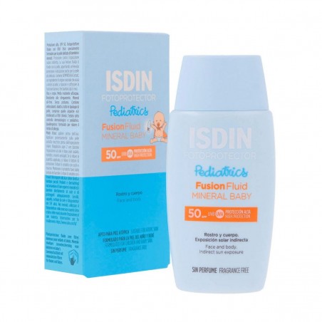 Comprar ISDIN FOTOPROTECTOR PEDIATRICS FUSION FLUID SPF 50 MINERAL BABY 50 ML