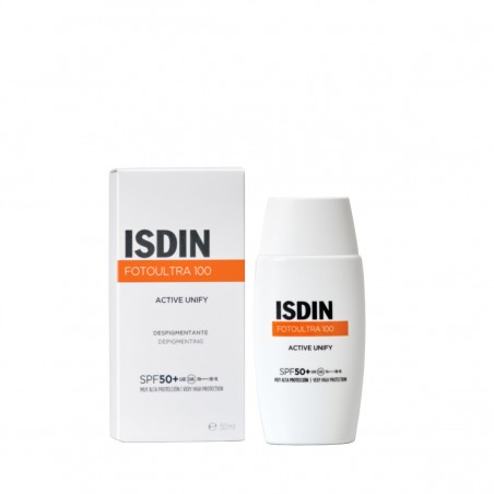 Comprar ISDIN FOTOULTRA 100 ACTIVE UNIFY SPF 50+ FUSION FLUID 50 ML