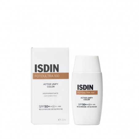 Comprar ISDIN FOTOULTRA 100 ACTIVE UNIFY COLOR SPF 50+ FUSION FLUID 50 ML