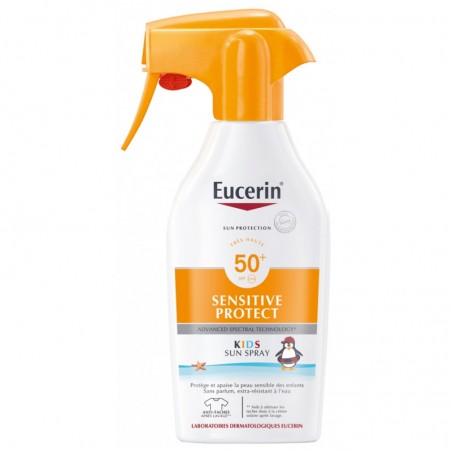 Comprar EUCERIN PACK SENSITIVE PROTECT INFANTIL SPF50+ SPRAY SOLAR 300 ML + 50 ML