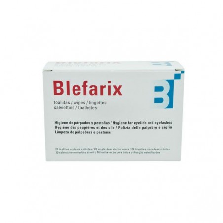 Comprar TOALHETES BLEFARIX 2,5 ML 20 DOSES INDIVIDUAIS