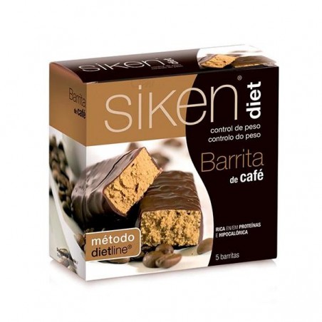 Comprar SIKEN BARRA DE CAFÉ DIETÉTICO 5 U 36 G