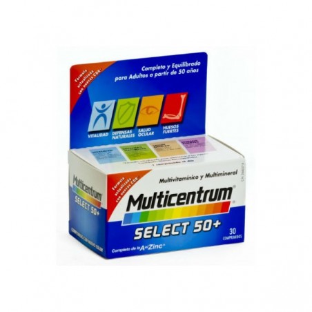 Comprar MULTICENTRUM SELECCIONE 50+ 30 SEPARADORES