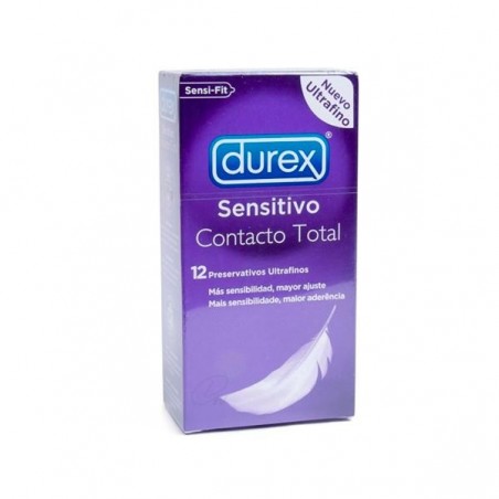 Comprar DUREX CONTACTO TOTAL SENSÍVEL 12 PCS