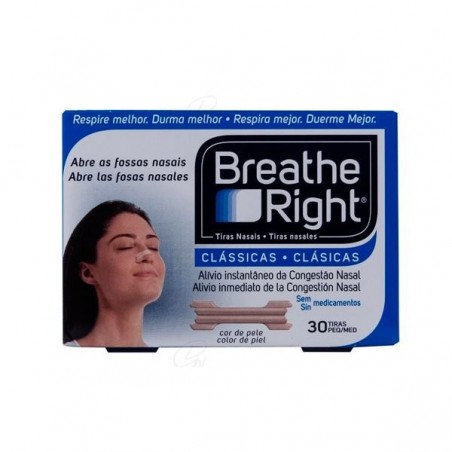 Comprar CORREIANTE NASAL BREATHE RIGHT COR T - PEQ/MED 30 PCS