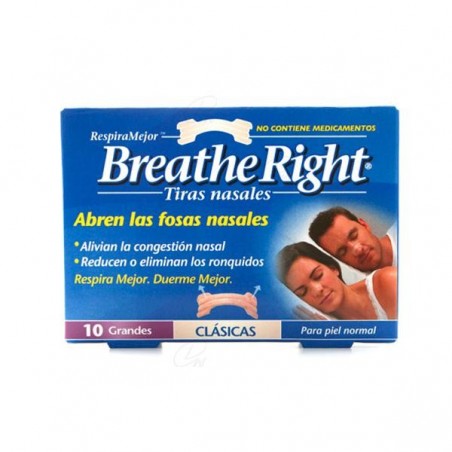 Comprar NASAL STRIP BREATHE RIGHT T - PEQ/MED 10 PCS