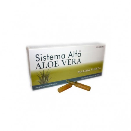 Comprar ALOÉ VERA SISTEMA ALFA 20 AMPOLAS BEBÍVEIS AMPOLAS