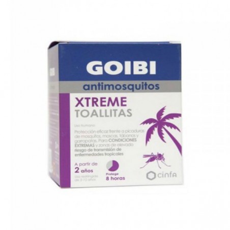 Comprar GOIBI REPELENTE DE MOSQUITOS XTREME 16 TOALHETES