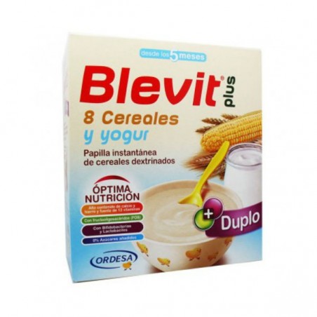 Comprar BLEVIT MAIS DUPLO 8 CEREAIS E IOGURTE 600 G